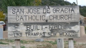 PICTURES/Taos And The High Road to Chimayo/t_San Jose de Gracia Church Sign.JPG